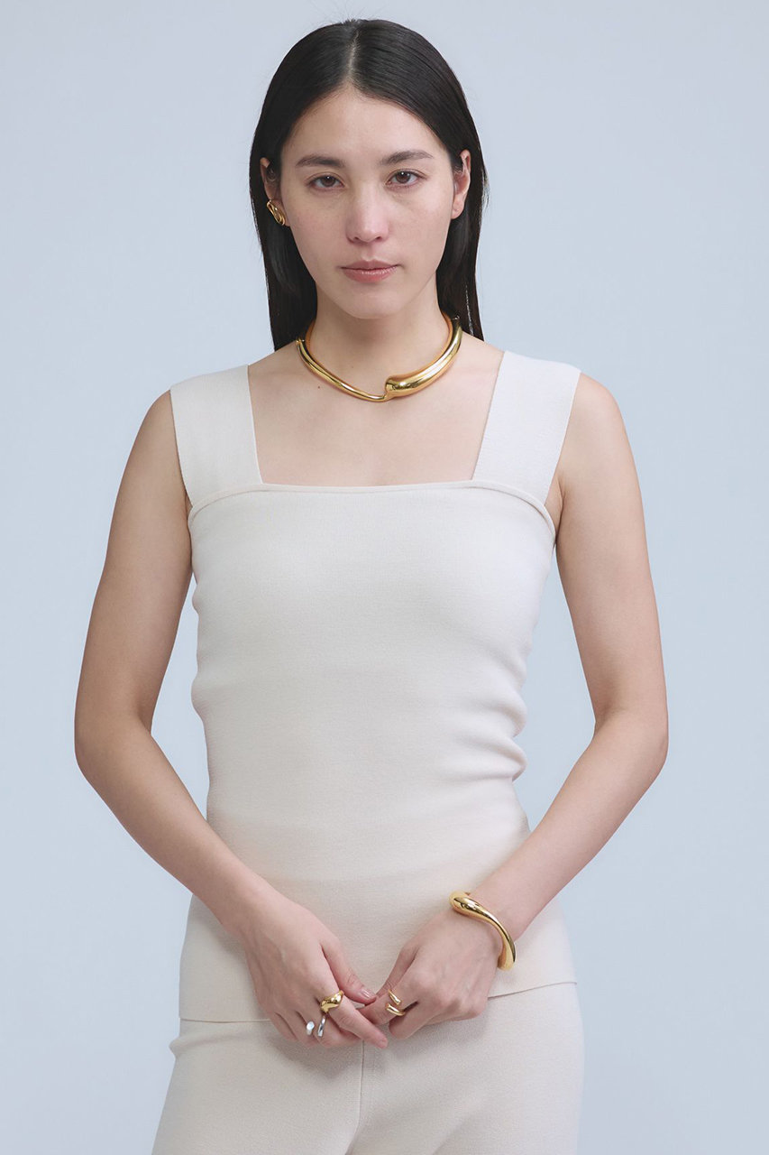 カオス/Chaosのシルクコンニットタンク(クリーム/258089)