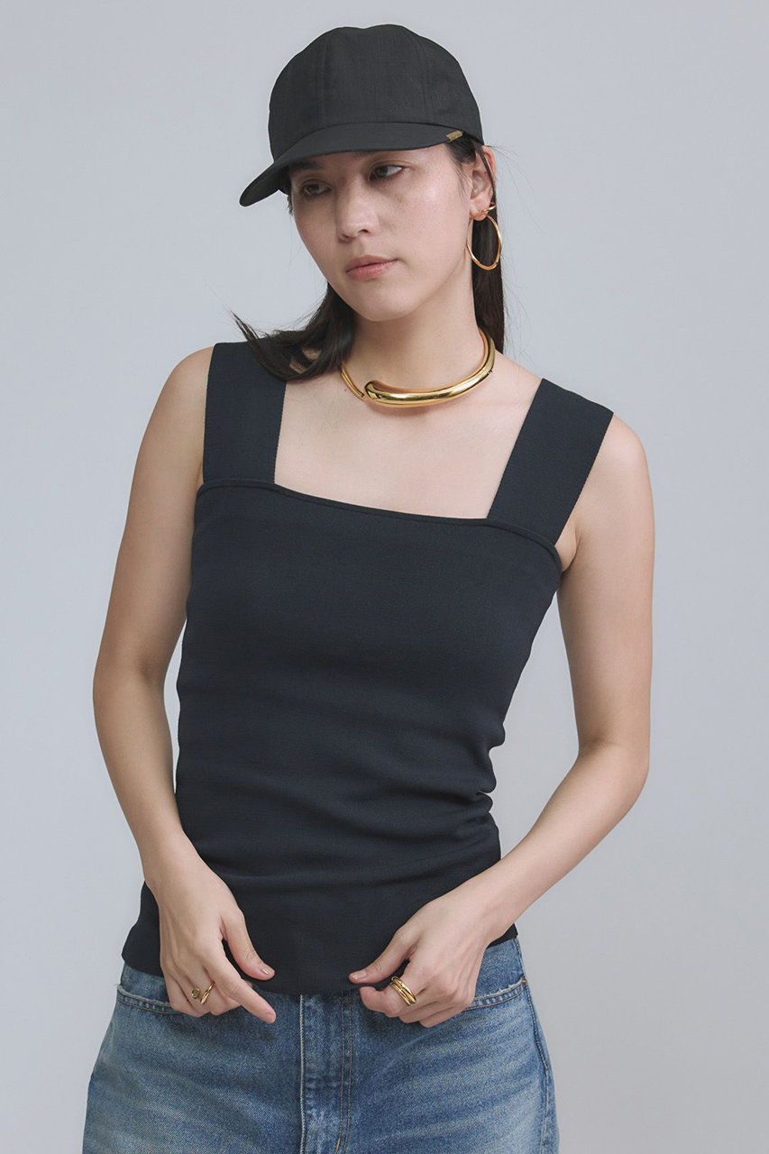 カオス/Chaosのシルクコンニットタンク(ニューネイビー/258089)