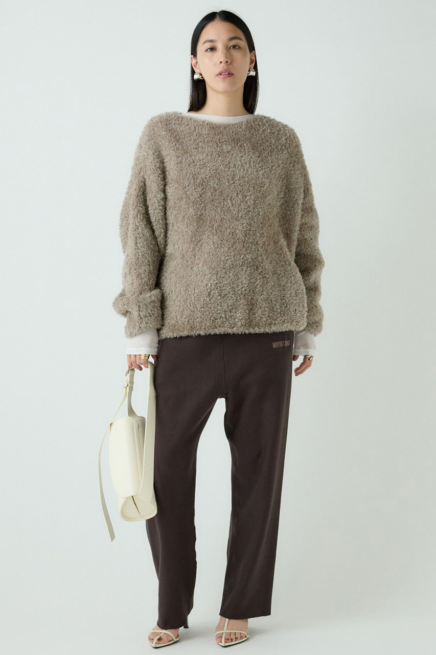 Chaos(カオス)｜ペルシアモールニットプルオーバー/モカベージュ の