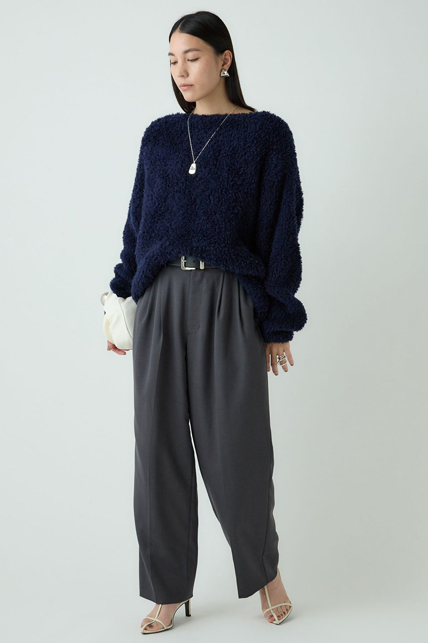Chaos ペルシアモールニットプルオーバー (ニューネイビー, F) カオス ELLE SHOP Chaos ペルシアモールニットプルオーバー (ニューネイビー, F) カオス ELLE SHOP