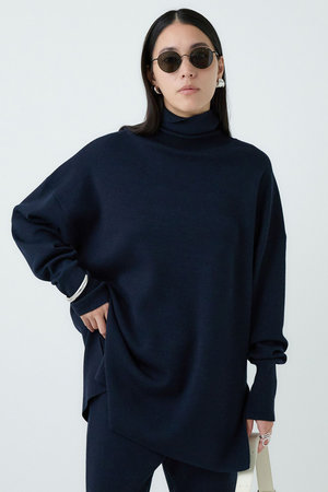 カオス/Chaosのシエラウールタートルネックニット(110300/110301)