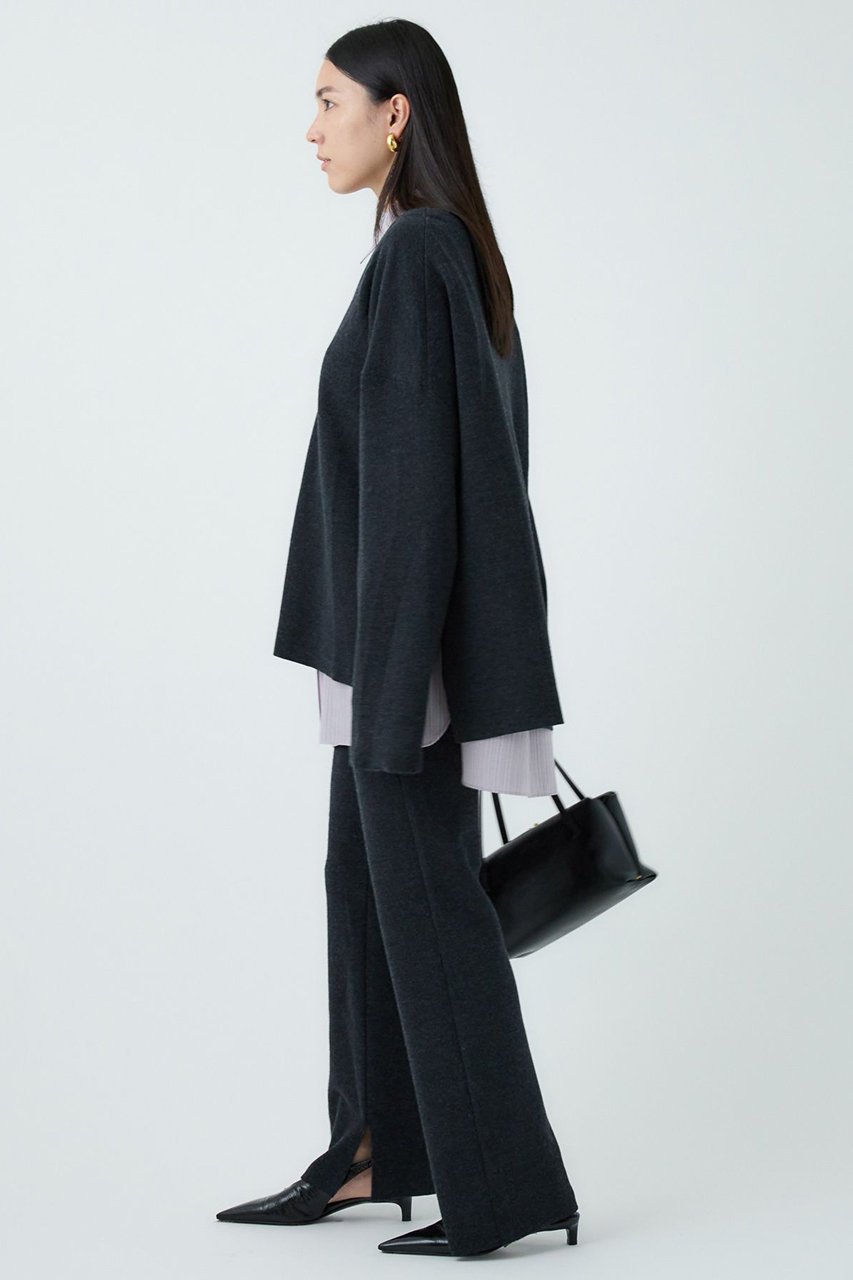 Chaos(カオス)｜シエラウールニットパンツ/チャコール の通販