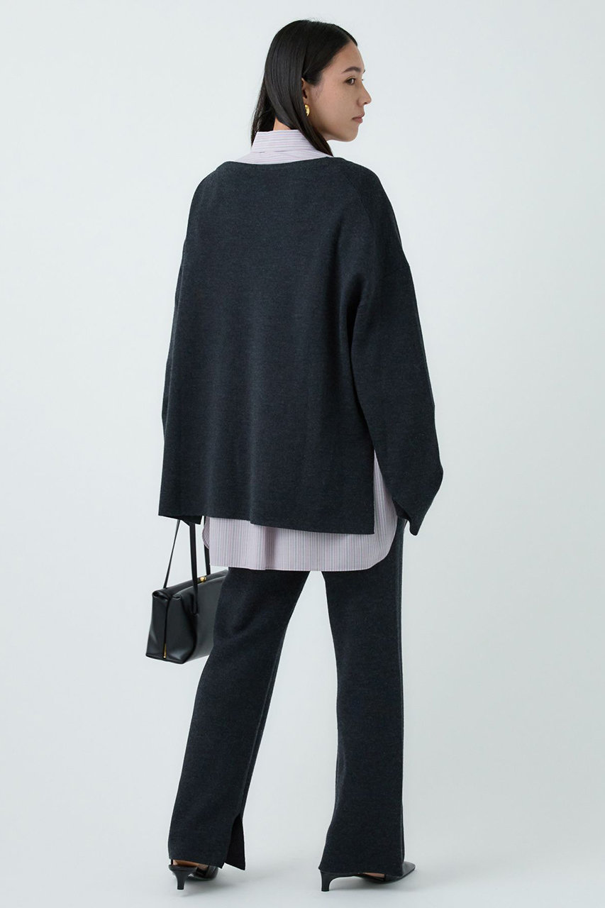 Chaos(カオス)｜シエラウールニットパンツ/チャコール の通販