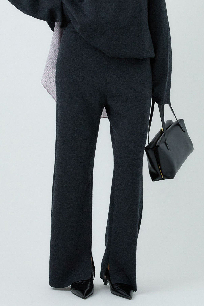 Chaos(カオス)｜シエラウールニットパンツ/チャコール の通販