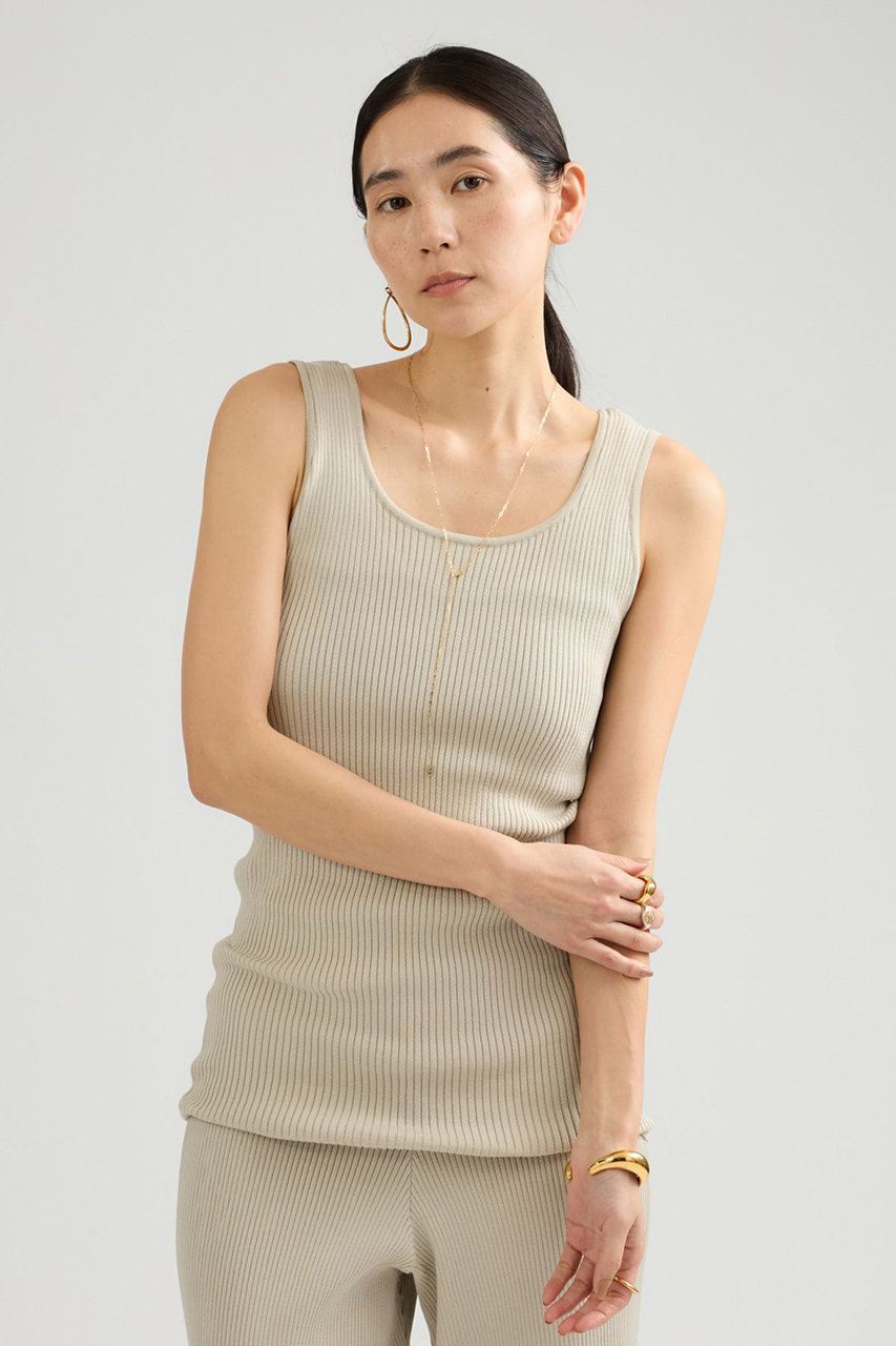 カオス/Chaosの16Gインプレリブニットタンクトップ(グレージュ/182166)