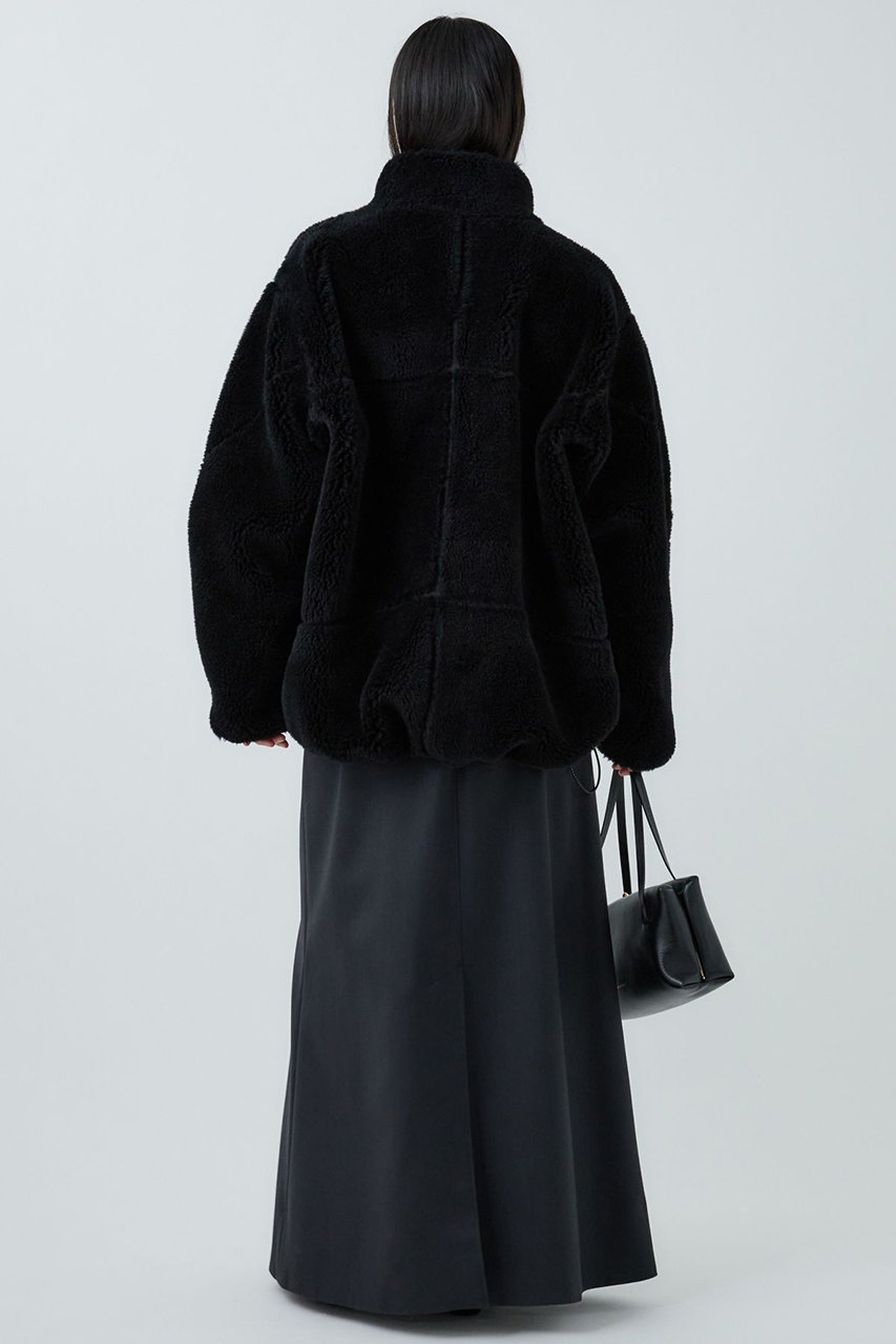 Chaos(カオス)｜ウールボアブルゾン/ブラック の通販｜ELLESHOP・(エル