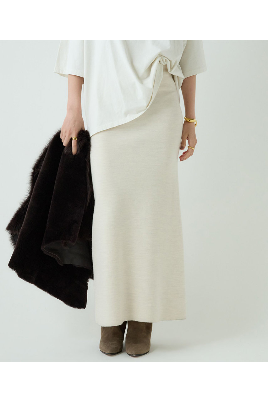 レニーリバースカートアイボリー