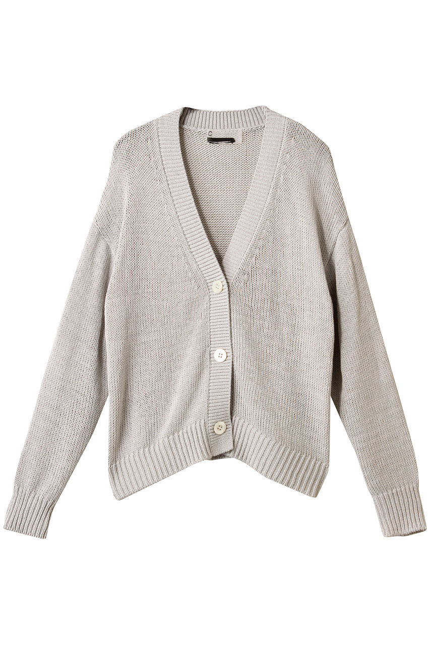 Chaos シルクコンリリーショートカーディガン (ライトグレー, F) カオス ELLE SHOP Chaos シルクコンリリーショートカーディガン (ライトグレー, F) カオス ELLE SHOP
