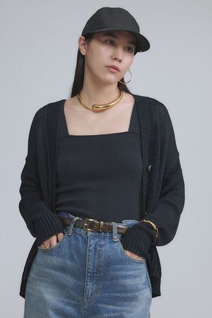 カオス/Chaosの【予約販売】シルクコンリリーショートカーディガン