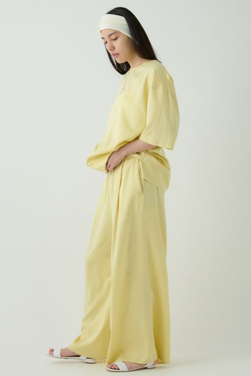Chaos サンディングシルクTシャツ (レモンクリーム, F) カオス ELLE SHOP Chaos サンディングシルクTシャツ (レモンクリーム, F) カオス ELLE SHOP
