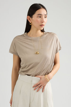 カオス/ChaosのシルクフレーズTシャツ(110100/110102)