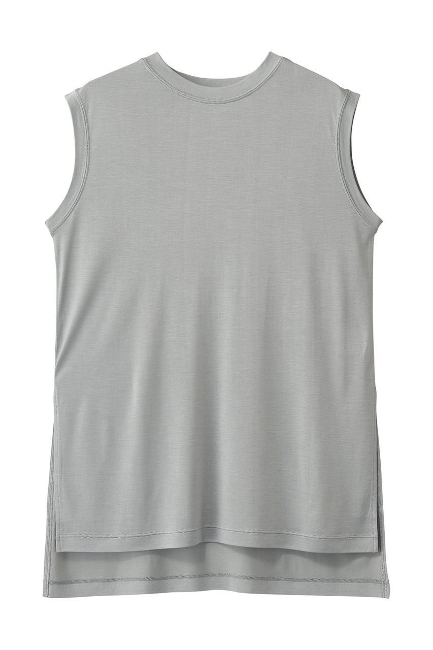 カオス/ChaosのシルクフレーズノースリーブTシャツ(ミントグリーン/994188)