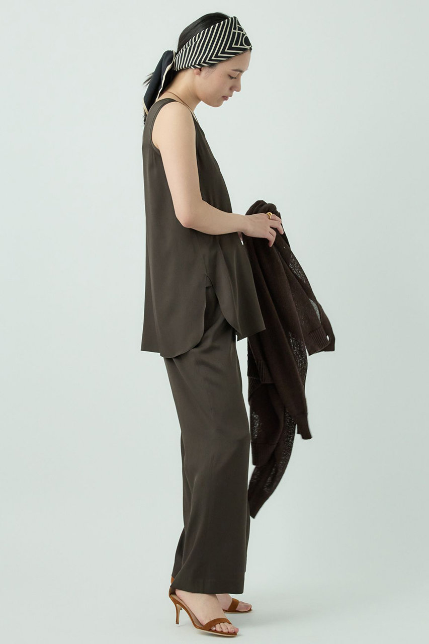 Chaos(カオス)｜シルシャーノースリーブ/ダークブラウン の通販