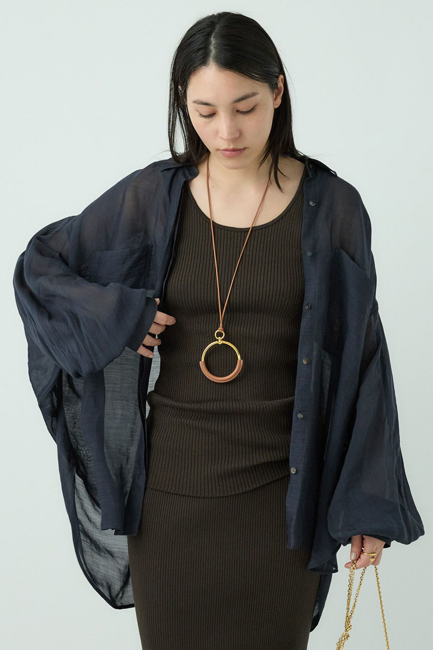 Chaos ランフォートブラウス (ネイビー, F) カオス ELLE SHOP Chaos ランフォートブラウス (ネイビー, F) カオス ELLE SHOP