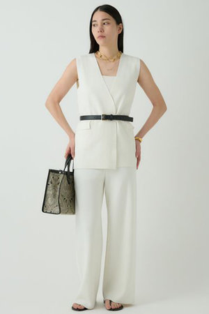 カオス/Chaosのシルクコンストレートパンツ(110600/110601)