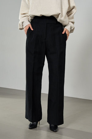 カオス/Chaosのウィンターヘリンボーンストレートパンツ(110600/110601)