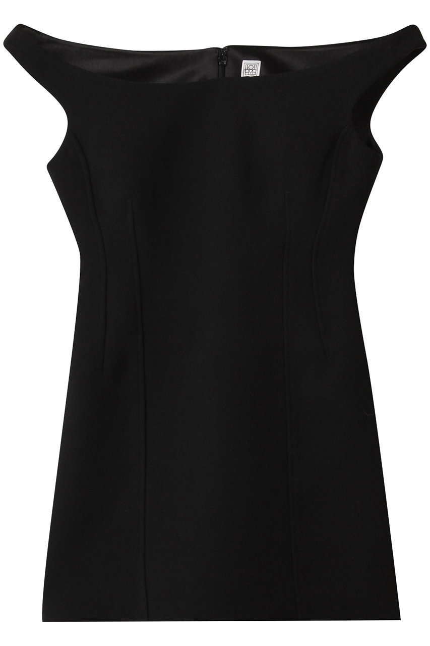Chaos TOTEME オフショルTワンピース (ブラック, 34) カオス ELLE SHOP Chaos TOTEME オフショルTワンピース (ブラック, 34) カオス ELLE SHOP