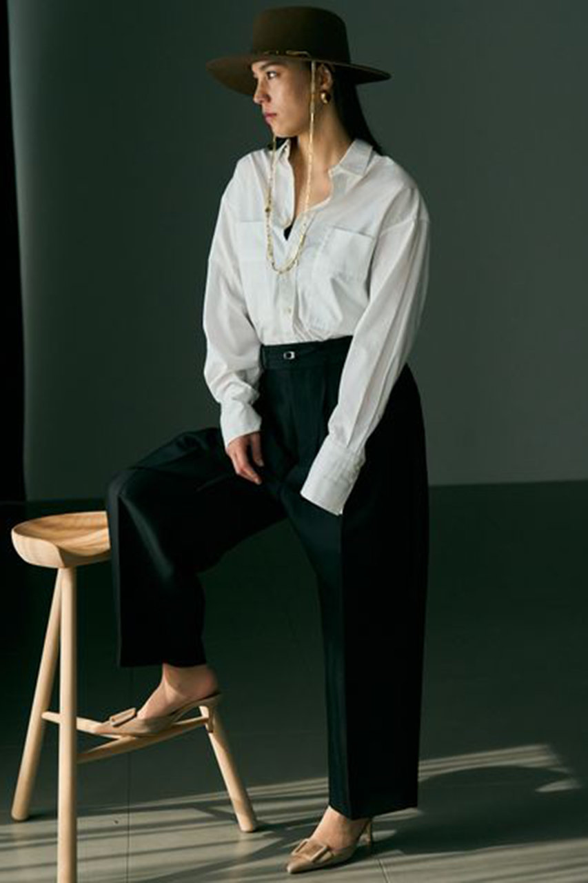 Chaos(カオス)｜ガールフレンドシャツ/ホワイト の通販｜ELLESHOP