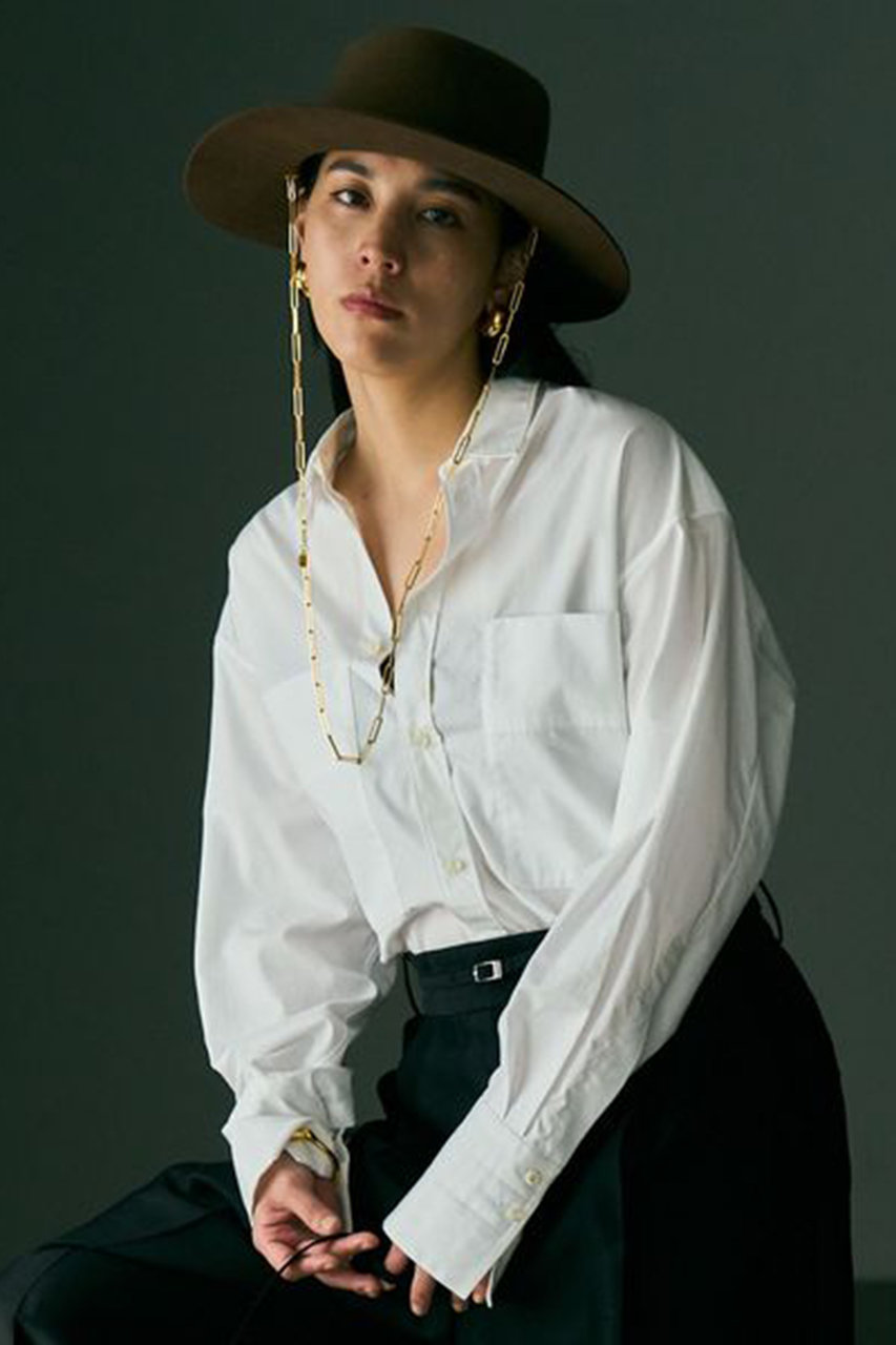 Chaos(カオス)｜ガールフレンドシャツ/ホワイト の通販｜ELLESHOP