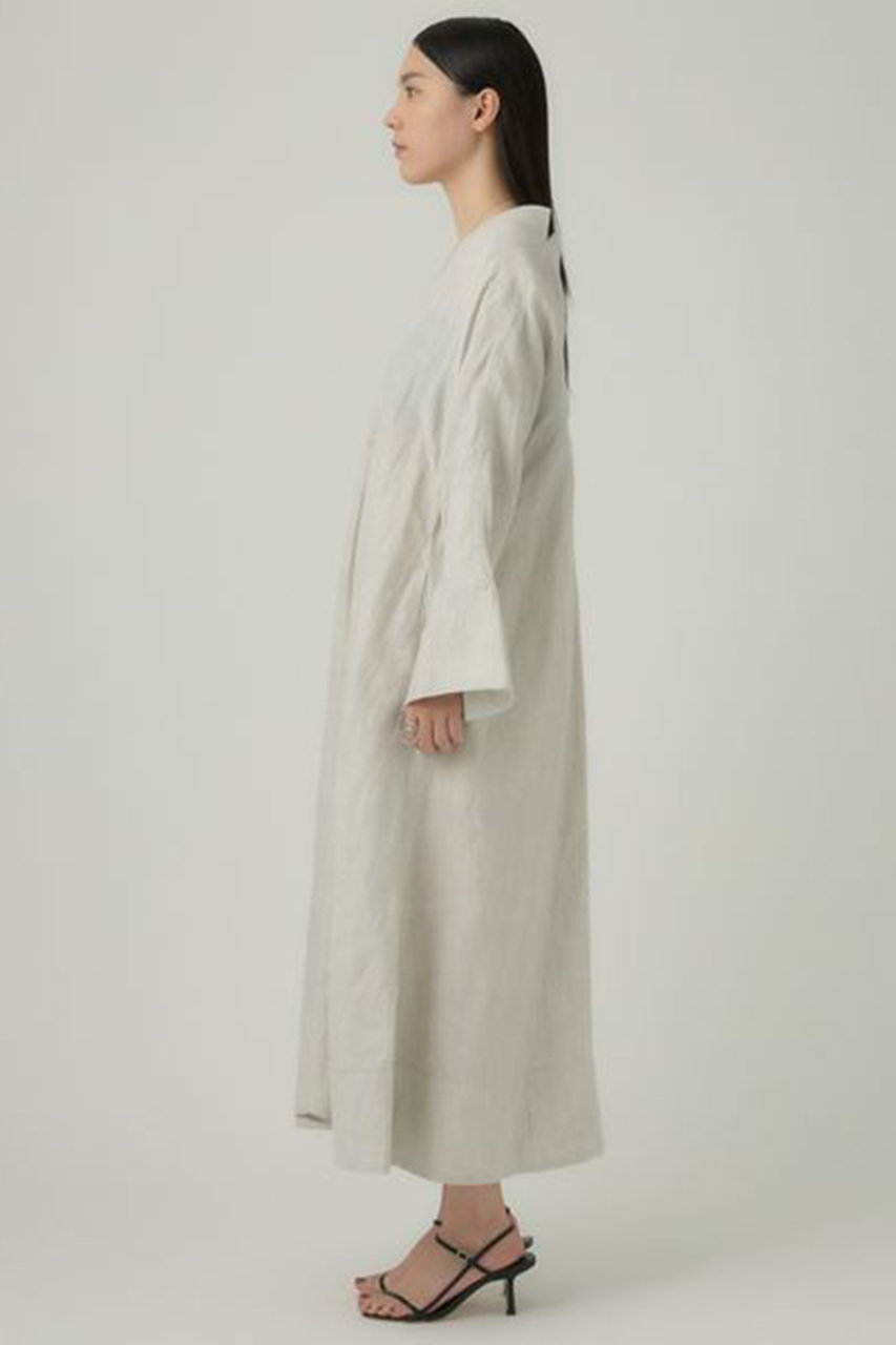 Chaos(カオス)｜アルパカリネンカフカワンピース/オフホワイト