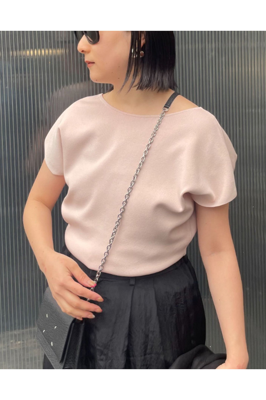 Chaos ルーチェニットTシャツ (ピンク, F) カオス ELLE SHOP Chaos ルーチェニットTシャツ (ピンク, F) カオス ELLE SHOP