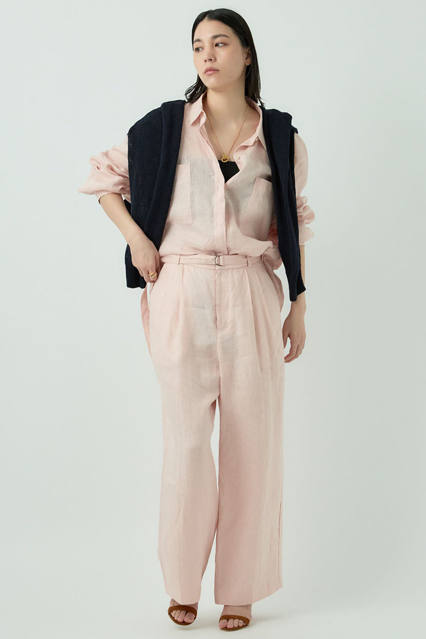 Chaos(カオス)｜カルーラリネンパンツ/ピンクソルト の通販｜ELLESHOP