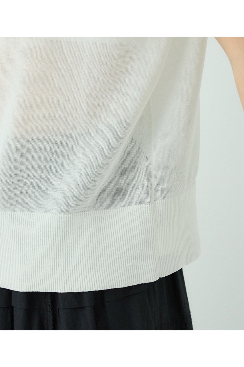 Chaos 25ss シルクコンニットベスト　ホワイト　Freesize 片畦ニットベスト(51795621-2025)｜ファッション通販のNY.ONLINE
