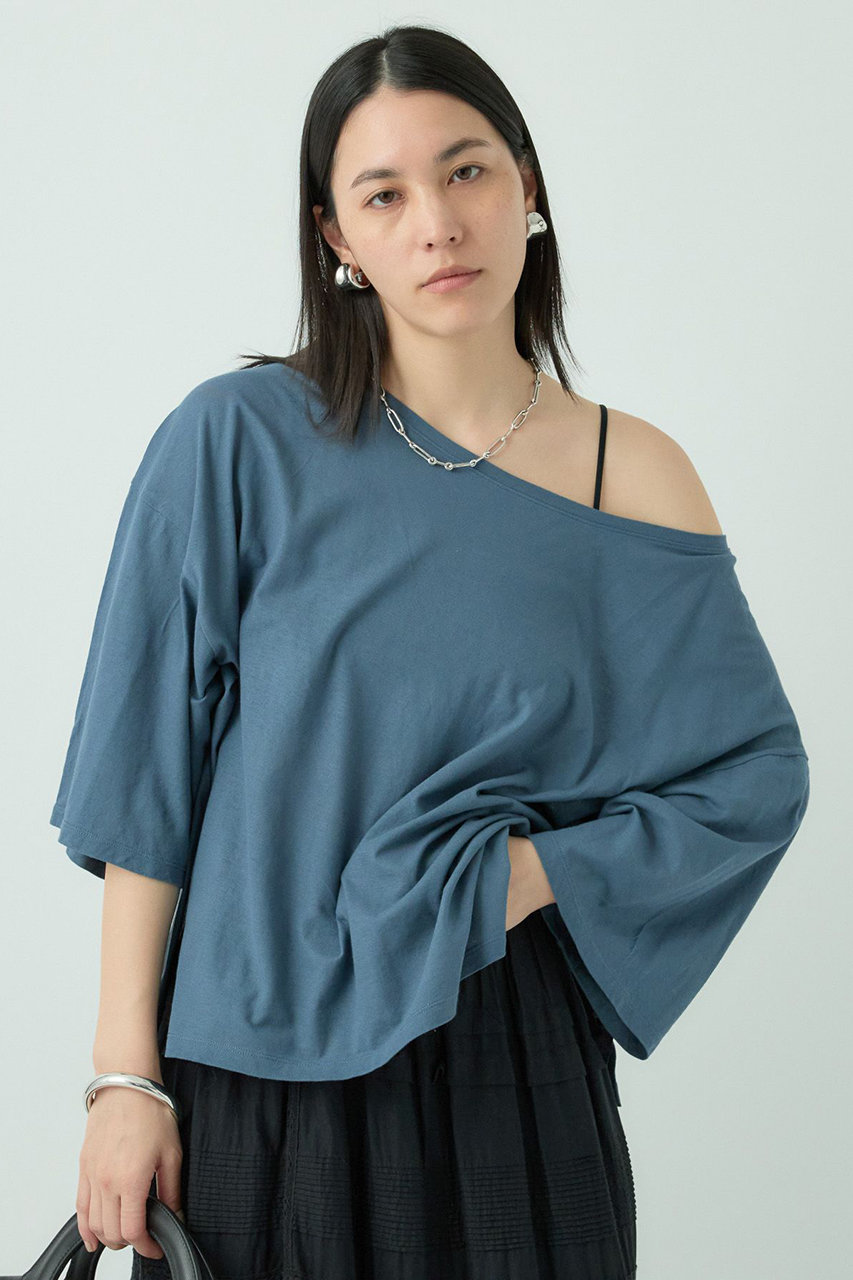 Chaos 【WHY NOT NOW】アルバTシャツ (ブルー, F) カオス ELLE SHOP Chaos 【WHY NOT NOW】アルバTシャツ (ブルー, F) カオス ELLE SHOP