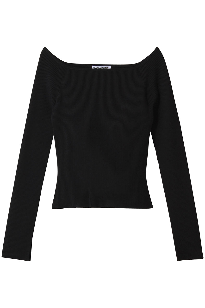 Chaos 【NICENICE MOMENT】別注LSカットー (ブラック, S) カオス ELLE SHOP Chaos 【NICENICE MOMENT】別注LSカットー (ブラック, S) カオス ELLE SHOP