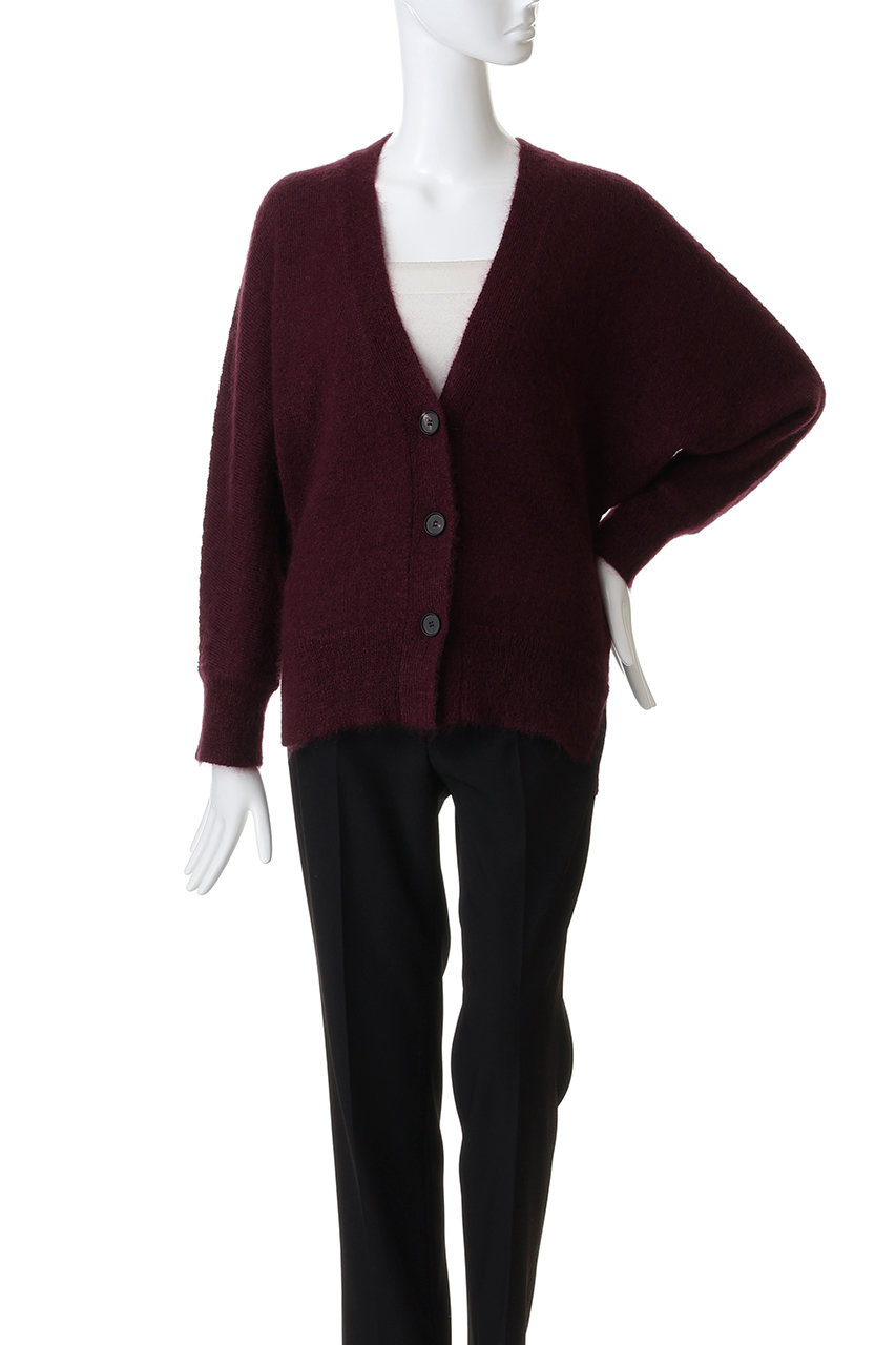 Chaos(カオス)｜ポストカーディガン/ボルドー の通販｜ELLESHOP・(エル