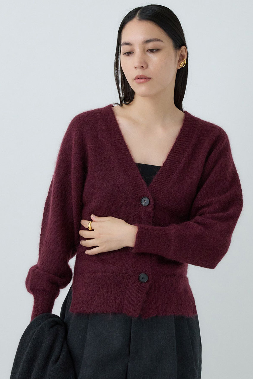 Chaos(カオス)｜ポストカーディガン/ボルドー の通販｜ELLESHOP・(エル