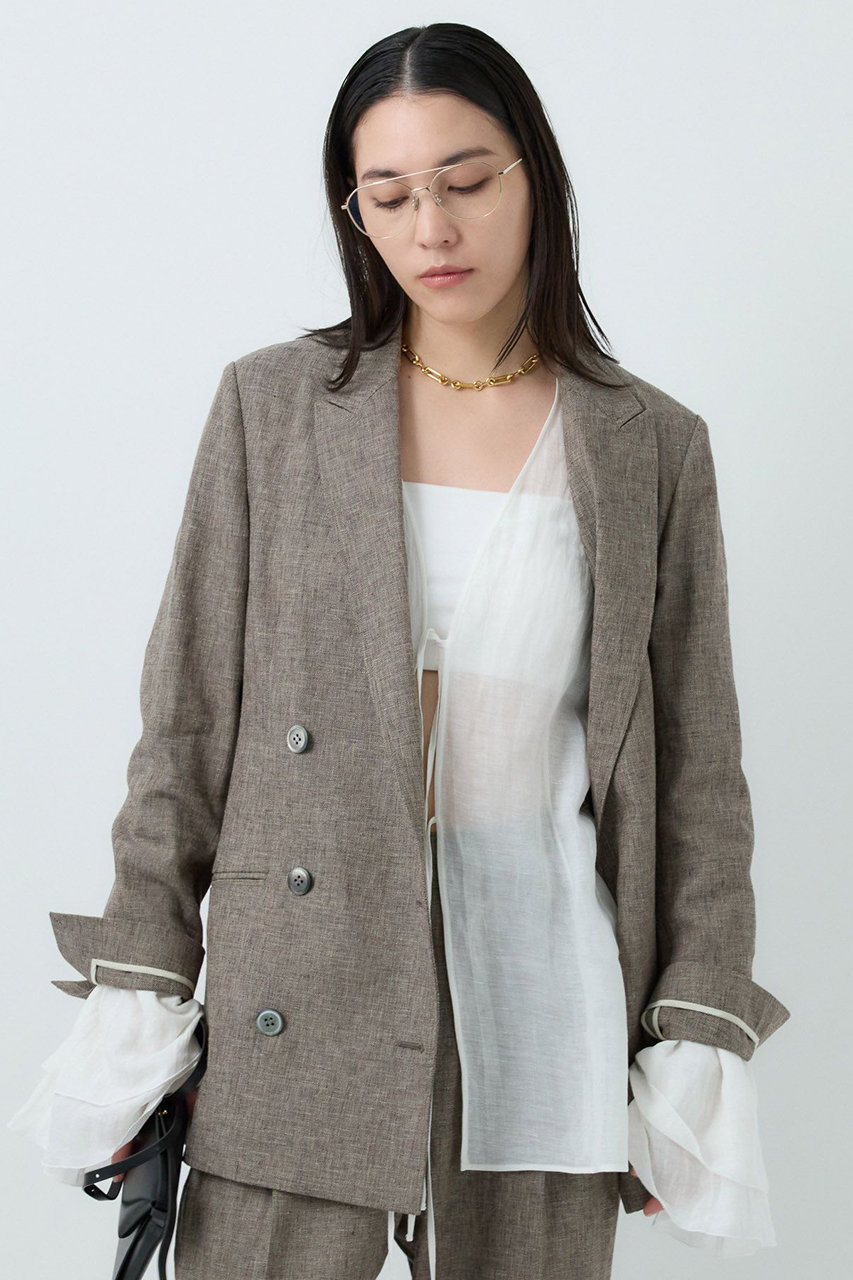 Chaos ファームノームジャケット (ミックスブラウン, F) カオス ELLE SHOP Chaos ファームノームジャケット (ミックスブラウン, F) カオス ELLE SHOP