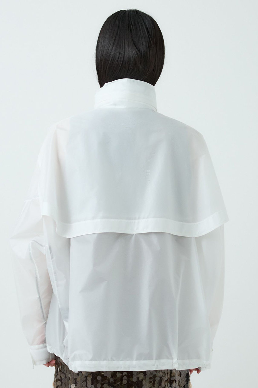 Chaos(カオス)｜ショートエアーパックブルゾン/ホワイト の通販