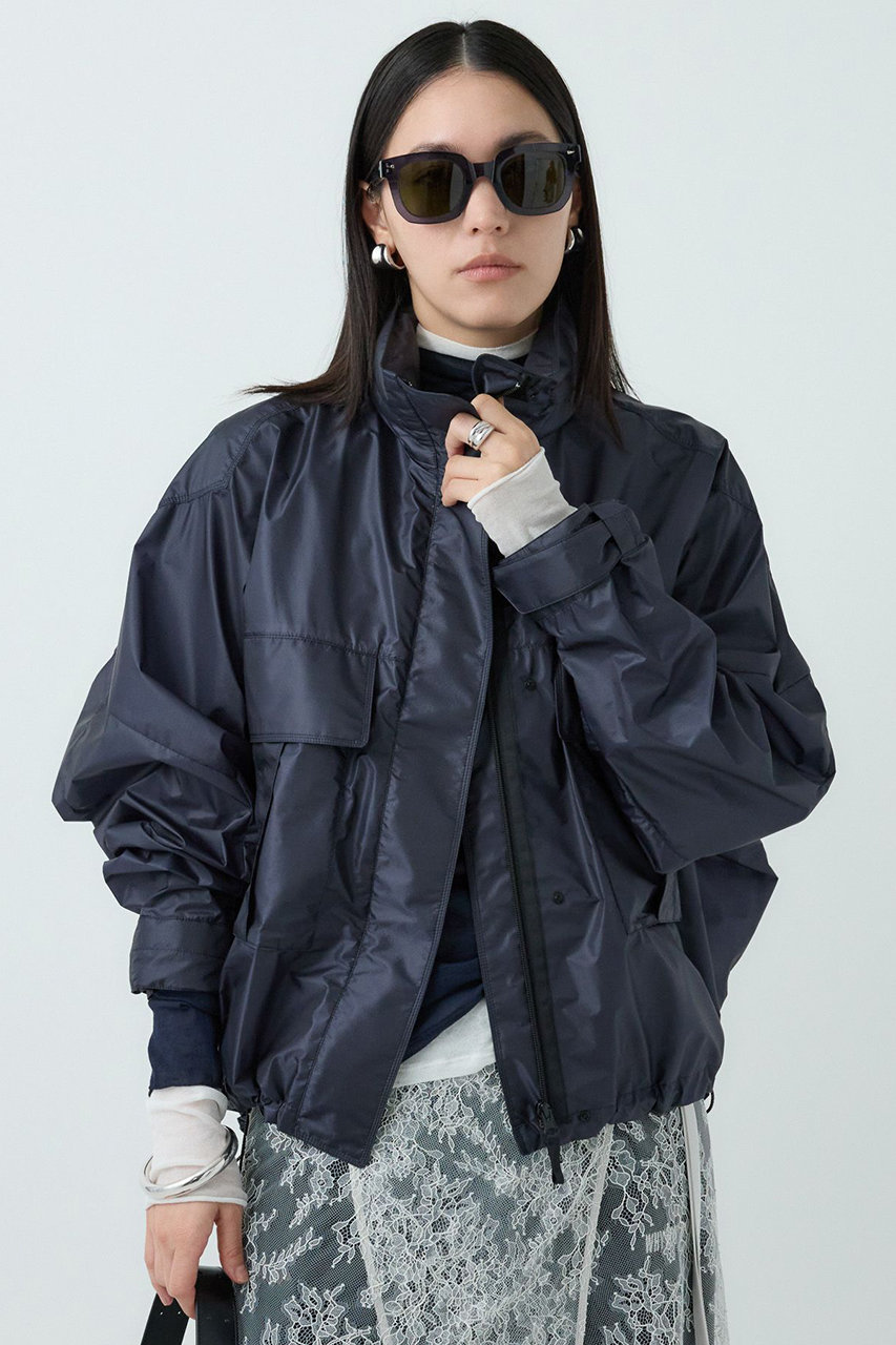 Chaos ショートエアーパックブルゾン (ネイビー, F) カオス ELLE SHOP Chaos ショートエアーパックブルゾン (ネイビー, F) カオス ELLE SHOP