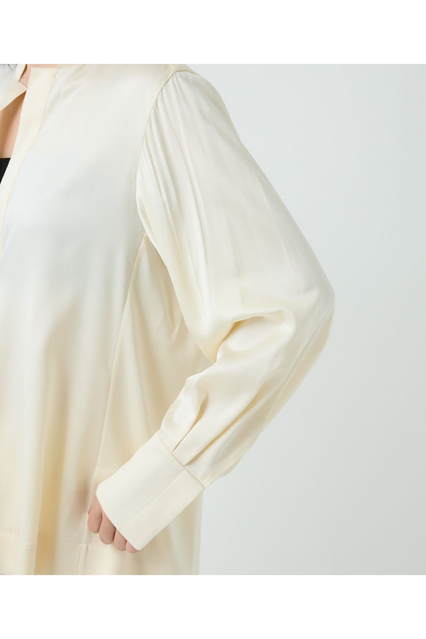 Chaos(カオス)｜モーラスタンドスキッパーブラウス/アイボリー の通販