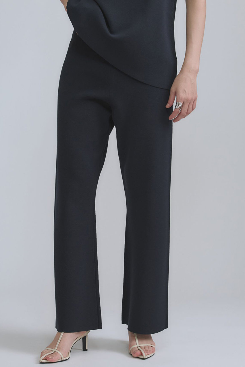 カオス/Chaosのシルクコンロアフレアパンツ(ニューネイビー/496051)