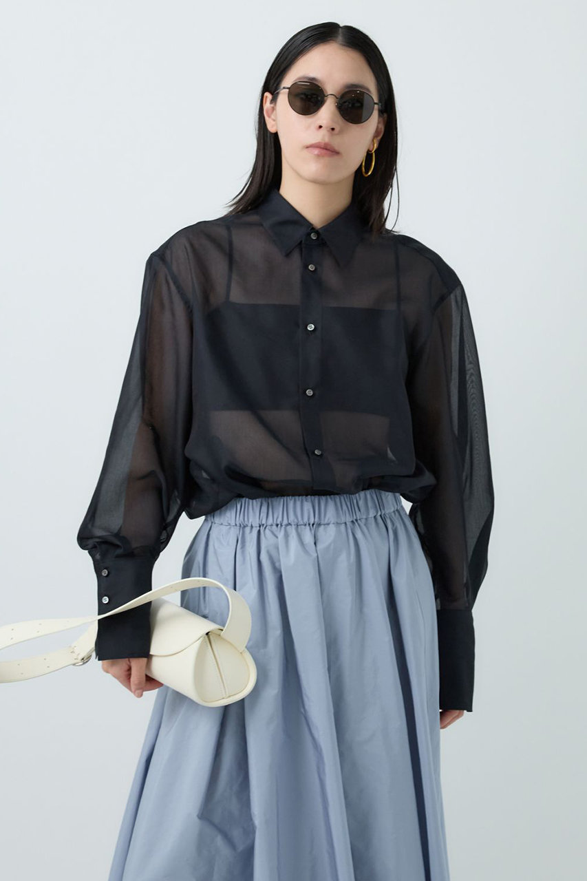 Chaos エルヴェシャツ (ダークネイビー, F) カオス ELLE SHOP Chaos エルヴェシャツ (ダークネイビー, F) カオス ELLE SHOP