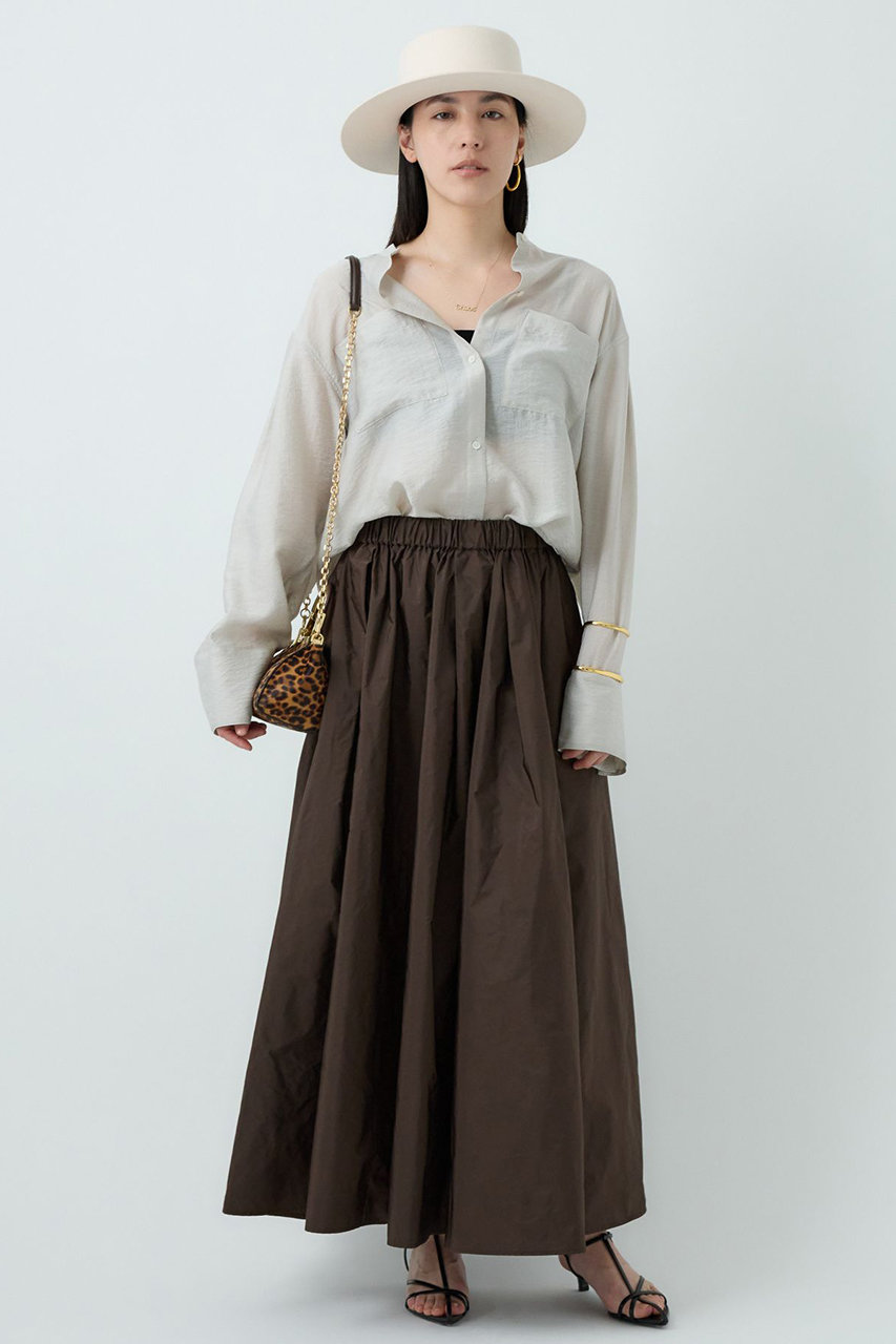 Chaos(カオス)｜シャロンタフタスカート/ガナッシュブラウン の通販