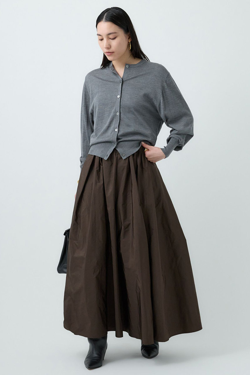 カオス/Chaosのシルクココニットカーディガン(ミドルグレー/498509)