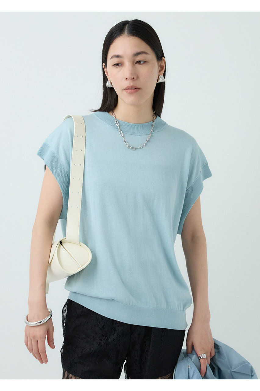 カオス/Chaosのシルクココニットプルオーバー(ベビーブルー/498504)