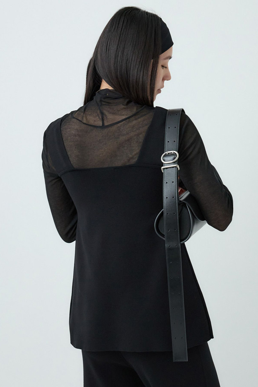 【美品】Chaos シルクコンニットタンク ブラック Chaos(カオス)/シルクコンニットタンク（タンクトップ）｜Chaos