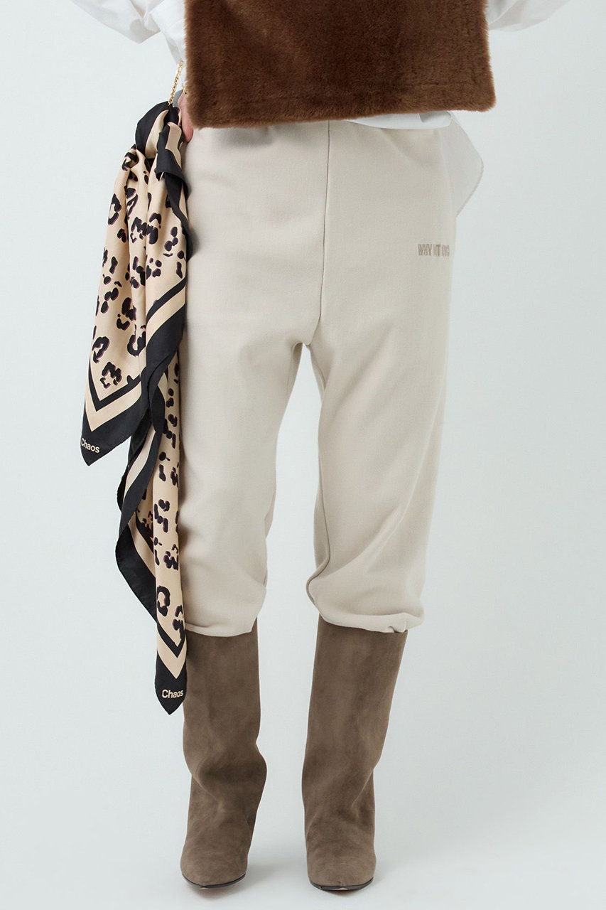 Chaos(カオス)｜【WHY NOT NOW】クースベイスウェットパンツ/ベージュ