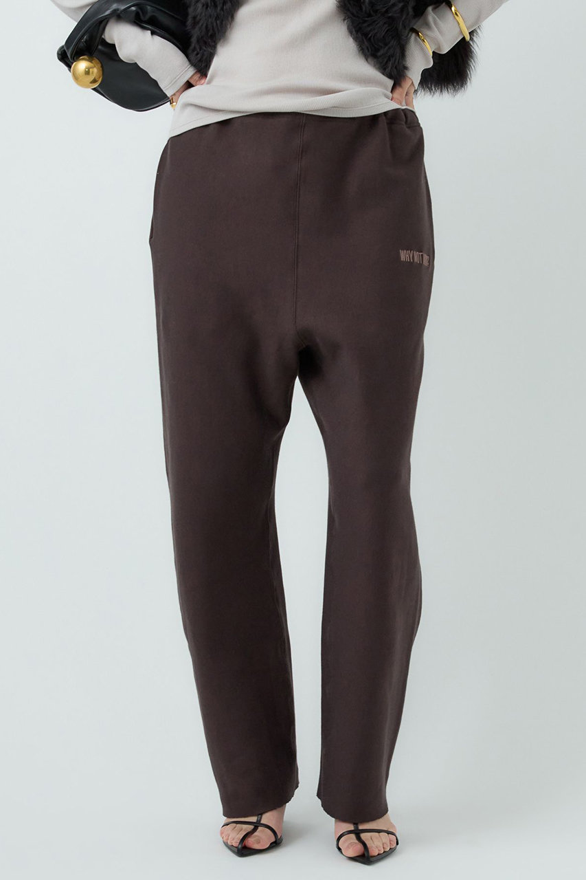 Chaos 【WHY NOT NOW】クースベイスウェットパンツ (ブラウン, F) カオス ELLE SHOP Chaos 【WHY NOT NOW】クースベイスウェットパンツ (ブラウン, F) カオス ELLE SHOP