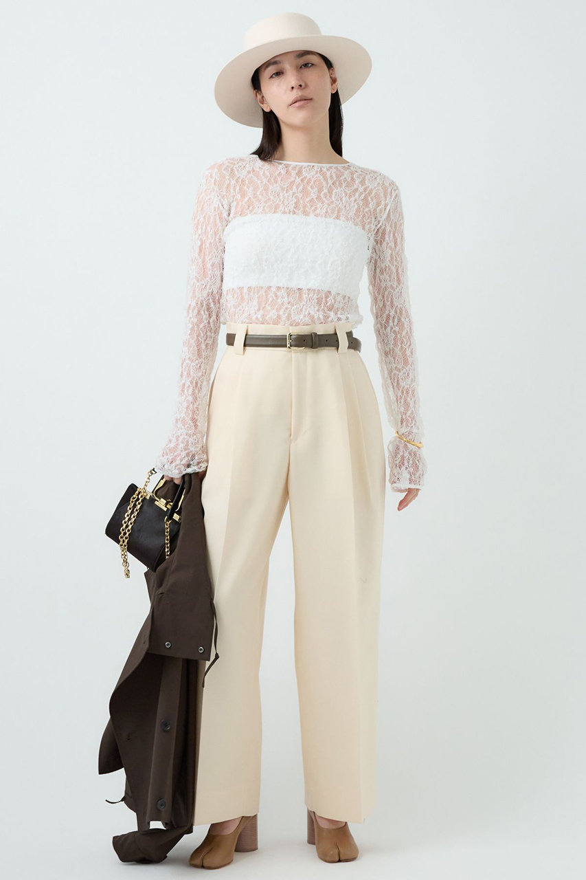 Chaos グラスレースプルオーバー　ホワイト Chaos(カオス)｜グラスレースプルオーバー/ホワイト の通販｜ELLESHOP