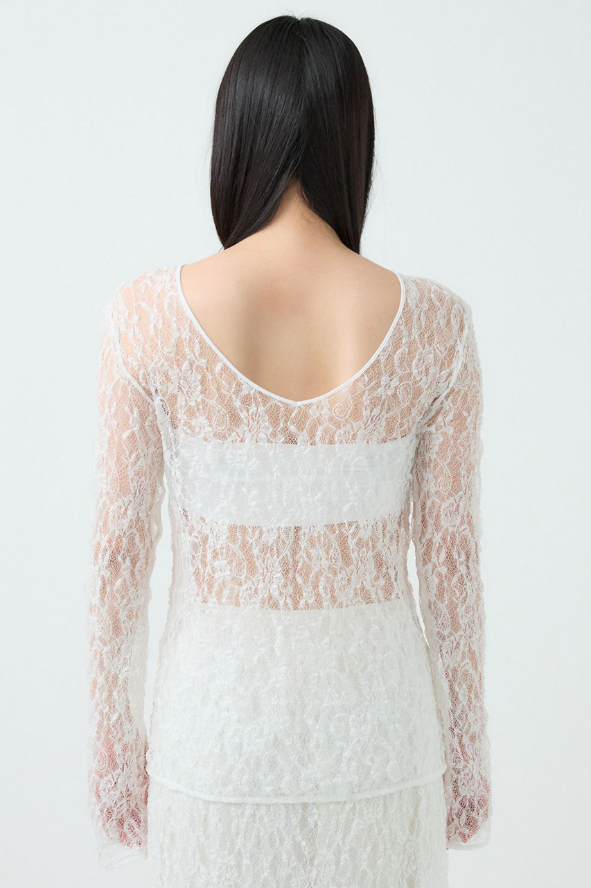 Chaos(カオス)｜【予約販売】グラスレースプルオーバー/ホワイト の