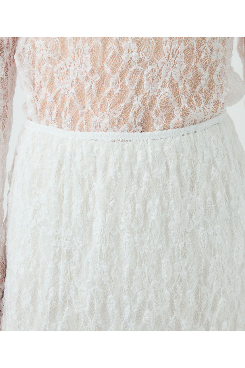 Chaos(カオス)｜グラスレーススカート/ホワイト の通販｜ELLESHOP