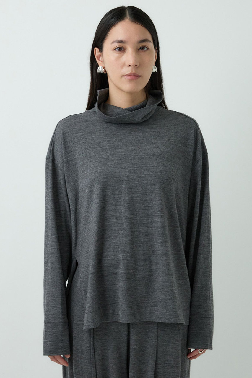 Chaos(カオス)｜レダリーハイネックプルオーバー/チャコール の通販