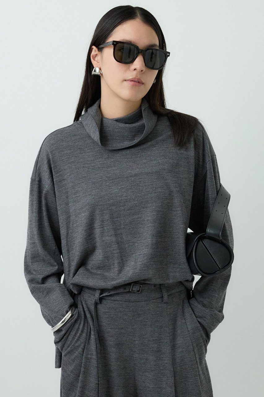 Chaos(カオス)｜レダリーハイネックプルオーバー/チャコール の通販