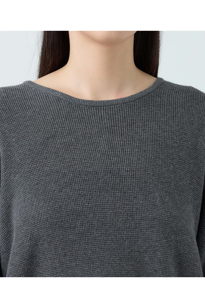 Chaos カオス　ハースニットプルオーバー　グレー Chaos(カオス)｜ハースニットプルオーバー/グレー の通販｜ELLESHOP