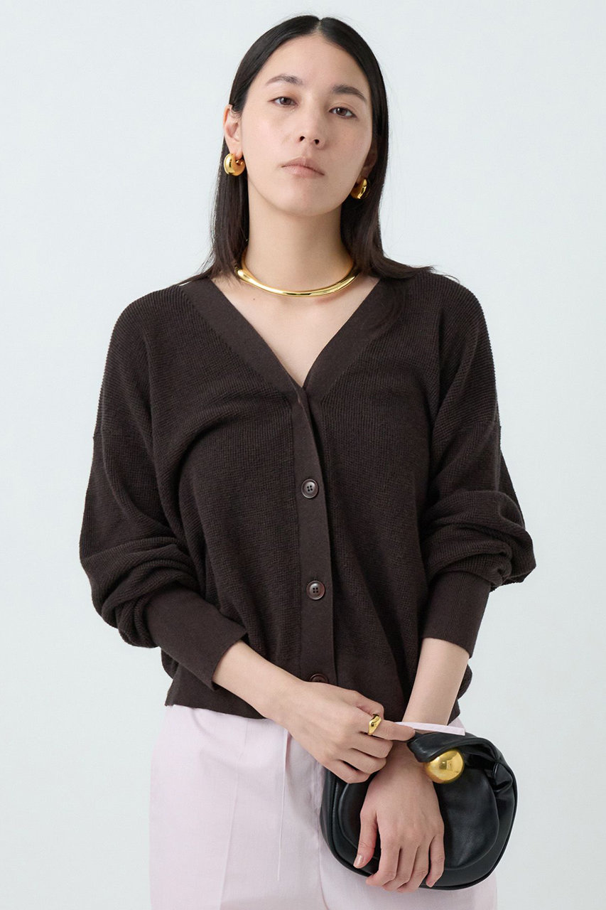 Chaos ハースニットカーディガン (ブラウン, F) カオス ELLE SHOP Chaos ハースニットカーディガン (ブラウン, F) カオス ELLE SHOP